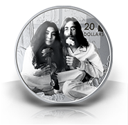 Royal Canadian Mint Silver Coin Celebrates 50th Anniversary Of Plastic Ono Band's "Give Peace A Chance"
