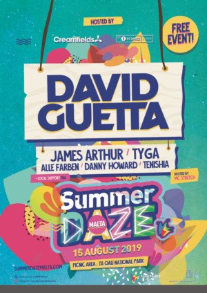 David Guetta, Paul Kalkbrenner, Green Velvet To Perform At Malta's Summer Daze