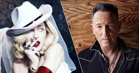 Madonna & Bruce Springsteen Battles For No 1 On The UK Albums Chart