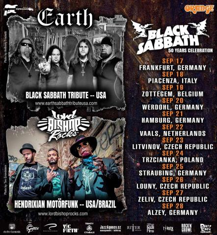 Earth Black Sabbath Tribute USA & Lord Bishop Rocks Announce 'Lords Of The Earth' European Tour 2019