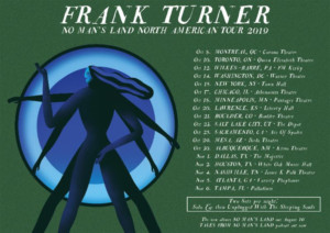 Frank Turner Announces US Tour Dates, New Album Out 8/16