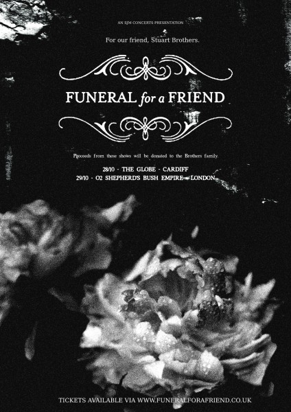 Funeral For A Friend Announces Two Benefit Shows This October 2019