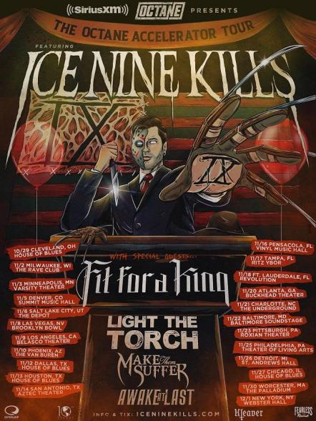 Ice Nine Kills To Headline SiriusXM Octane Presents "The Octane Accelerator Tour"