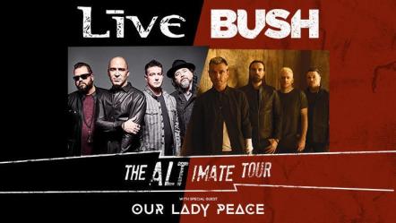 +LIVE+ & BUSH Add Fall Dates To Hits-Packed Alt-Imate Tour