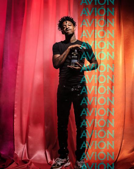 Tequila Avion Announces Partnership With 21 Savage In New "Depart. Elevate. Arrive." Campaign