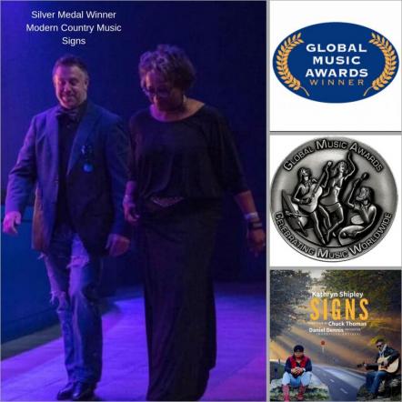 Award Winning Artists Kathryn Shipley & Chuck Thomas Win A Silver Medal In The August 2019 Global Music Awards