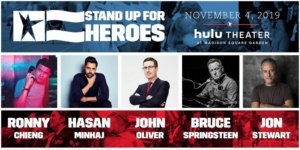 Bruce Springsteen, Jon Stewart, John Oliver Join Lineup For 13th Annual Stand Up For Heroes