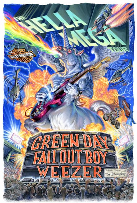 Green Day, Fall Out Boy & Weezer Announces Global Stadium Hella Mega Tour!