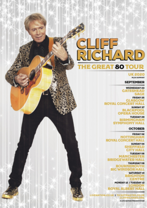 Cliff Richard Announces 'The Great 80 Tour'