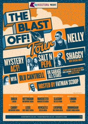 Nelly, Shaggy, Salt N Pepa, Blu Cantrell Joins The Blast Off! Tour 2020