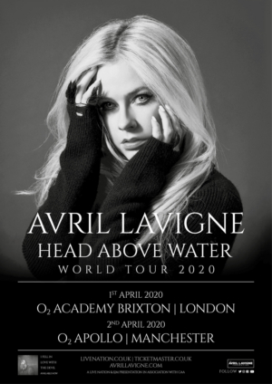 Avril Lavigne Announces 'Head Above Water' 2020 World Tour