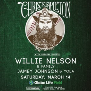 Chris Stapleton To Headline First Event At Texas Rangers' Globe Life Field