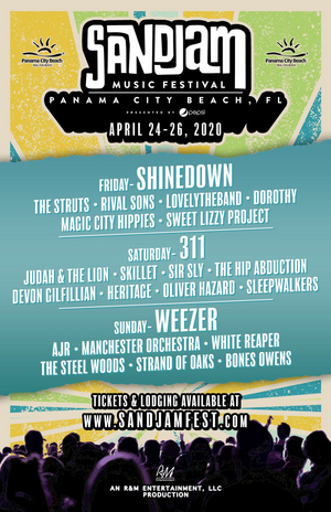 SandJam 2020 Lineup Announced, Featuring Shinedown, 311 & Weezer!
