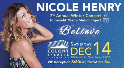 Miami's International Jazz Star Nicole Henry Celebrates Her 7th Annual Winter Concert