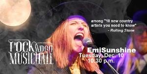 Country Singer EmiSunshine To Bring Family Wars To Rockwood Music Hall, 12/10