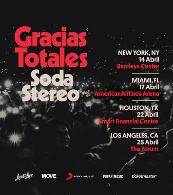 Soda Stereo, The Legendary Rock Band, Comes Together For The Gracias Totales - Soda Stereo Tour 2020