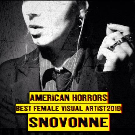 MGI Artist Snovonne Awarded "Female Visual Artist Of 2019" By The American Horrors Channel!