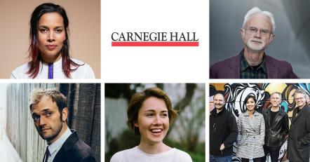Carnegie Hall 2020-21 Season To Include Rhiannon Giddens, John Adams, Chris Thile, Caroline Shaw, Kronos Quartet
