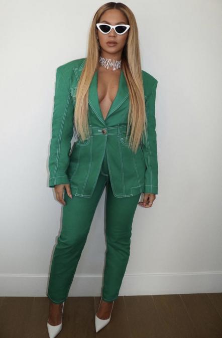 Beyonce In Custom-Made High Jewelry Messika Paris At The Big Game