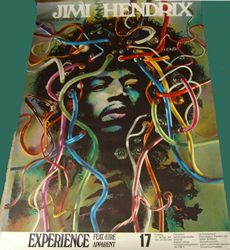 Avid Collector Announces His Search For Original Jimi Hendrix 1969 Gunther Kieser "Medusa Head" Concert Posters