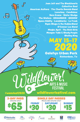 Headliners Announced To Rock Richardson's 28th Wildflower! Arts & Music Festival