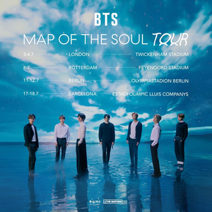 BTS Announces Returns To The UK With Map Of The Soul Tour