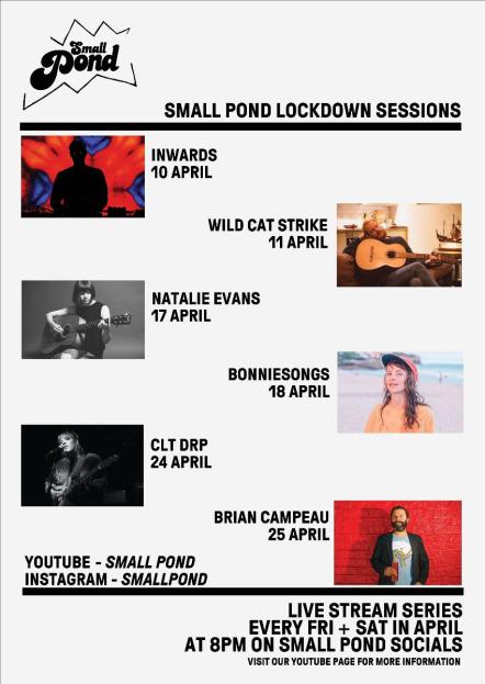 Small Pond Launch 'Lockdown Sessions' Online Gig Series