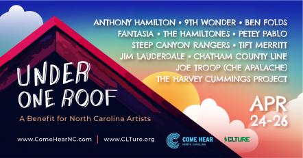 Under One Roof: Livestream Concert April 24-26 To Benefit North Carolina Artists