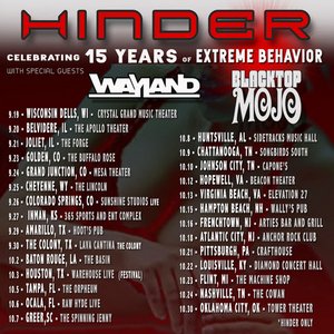 Hinder Announces Rescheduled Live Dates