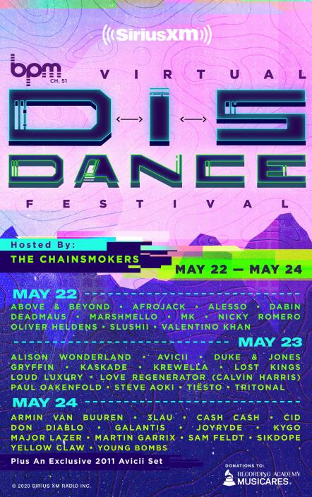 The Chainsmokers To Host SiriusXM's First-Ever Virtual DisDance Festival