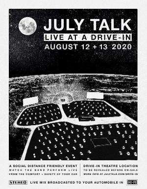 July Talk Announce August Drive-In Theatre Concerts