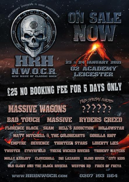 HRH Launches HRH NWOCR Festival 'New Wave Of Classic Rock', With Massive Wagons, Bad Touch, Massive, Skam, Hollowstar & More