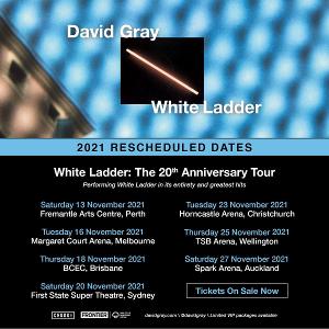 David Gray Reschedules Australia-New Zealand Dates For 'White Ladder: The 20th Anniversary Tour' To November 2021