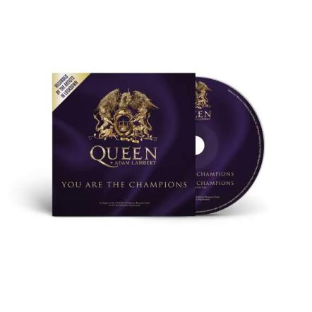 Queen + Adam Lambert To Release Limited Edition CD And 7″ Vinyl Versions Of Who Benefit Single "You Are The Champions"