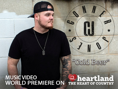 Conner Jones' New Video For "Cold Beer" Exclusively Premieres On The Heartland Network's Country Music Today