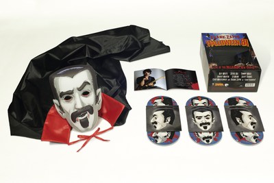 Frank Zappa's Epic 1981 Halloween Concert Immortalized With King-size Six-Disc 'Ηalloween 81' Costume Box Set Featuring More Than 70 Unreleased Tracks And Count Frankula Mask And Cape