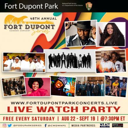 Enjoy The 2020 Fort Dupont Park Summer Concert Series Online - Every Saturday Through September 19