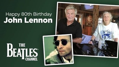 Paul McCartney And Alec Baldwin To Honor John Lennon's 80th Birthday On SiriusXM's The Beatles Channel