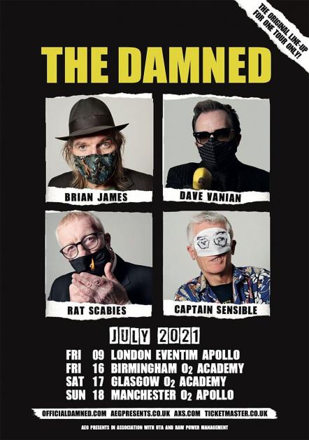 The Damned To Reunite With Original Lineup For First Time In Nearly 25 Years