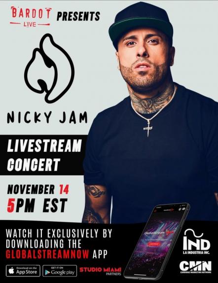 Bardot Live Presents Nicky Jam Livestream Concert