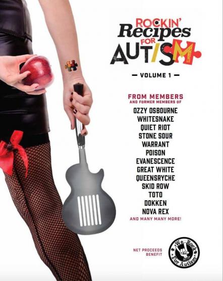 Nova Rex Bassist Kenny Wilkerson Releases Charity Cookbook "Rockin Recipes For Autism" Featuring 57 World-Famous Rockers Contributing Recipes To Raise Awareness For Autism