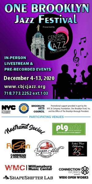 One Brooklyn Jazz Festival Begins December 4, 2020