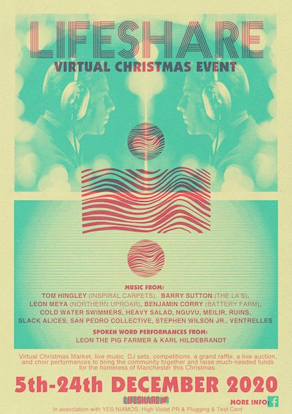 Manchester & Liverpool Indie Legends Get Together For Online Christmas Festival For The Homeless