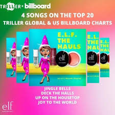 e.l.f. Cosmetics' Makes Beauty And Music History Topping Billboard's Triller Top 10 US And Global Lists