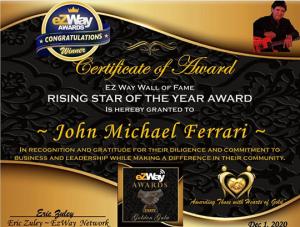 Rising Star Of The Year John Michael Ferrari
