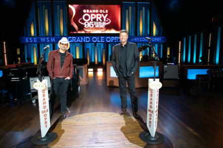 Brad Paisley & Blake Shelton To Host "Grand Ole Opry: 95 Years Of Country Music"