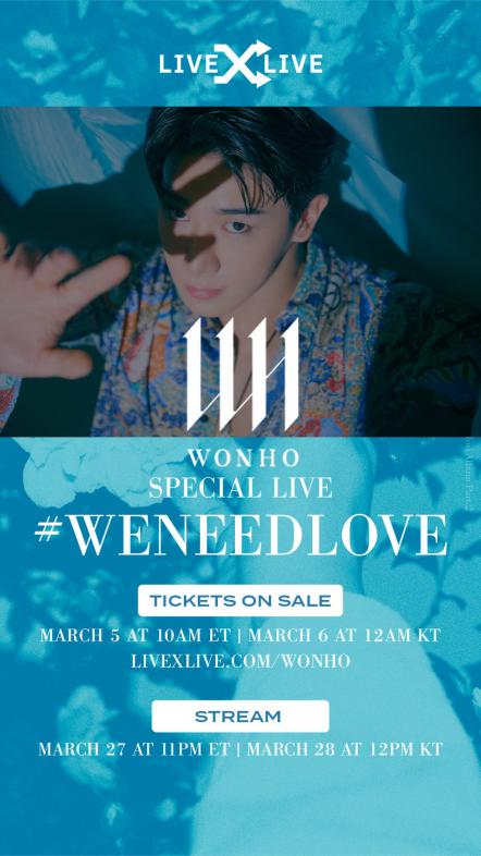 LiveXLive Announces Second Global Pay-Per-View Virtual Concert For Korean Pop Star Wonho