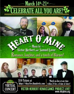 VHRP Live! Celebrates American Composer Victor Herbert's Irish Roots, With Romance, Laughter And A Touch Of Blarney