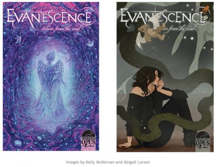 Evanescence, Incendium And Heavy Metal Entertainment Debut 'Echoes From The Void' Graphic Anthology Series Under Opus Imprint