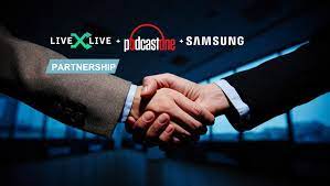 LiveXLive's PodcastOne Enters Into A Partnership With Samsung